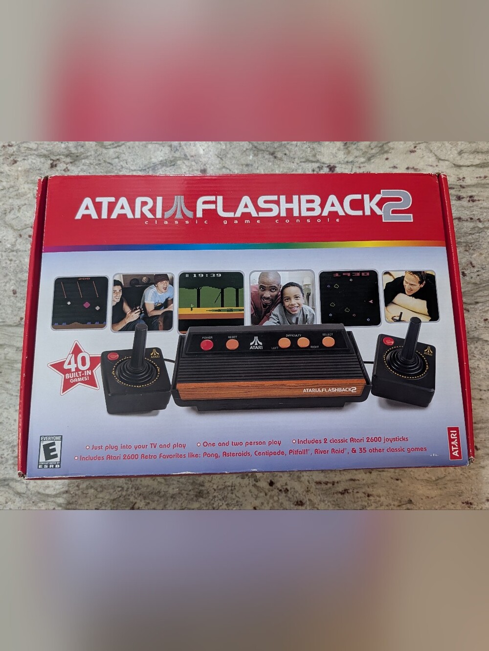Atari Classic Game Console Flashback 2 Unused 40 Games Original 2005 Gift Open